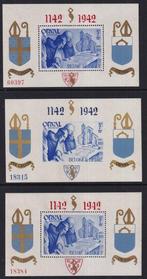 België 1942 - Blokken Orval 11 en 12 met opdruk. 800e, Postzegels en Munten, Postzegels | Europa | België, Gestempeld