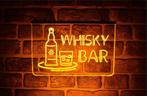 Whiskey bar neon bord lamp LED cafe verlichting reclame lich, Huis en Inrichting, Verzenden, Nieuw