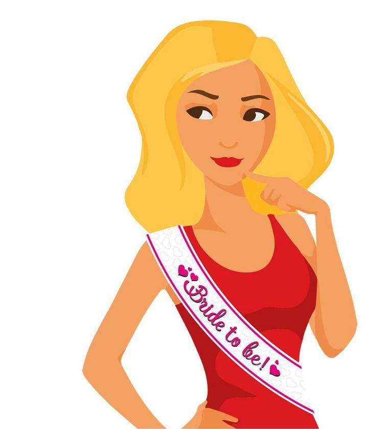 Sjerp Bride to Be, Hobby en Vrije tijd, Feestartikelen, Nieuw, Verzenden