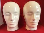 Beeld, Vintage keramische hoofden - 24 cm - Porselein