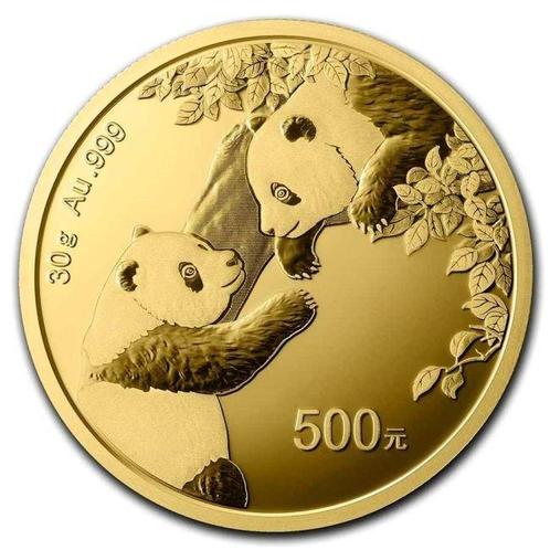 China. 500 Yuan 2023 30 Gram 500 Yuan China Gold Panda Coin, Postzegels en Munten, Edelmetalen en Baren