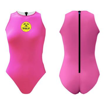 *populair* special made Turbo Waterpolo badpak basic pink, Verzenden