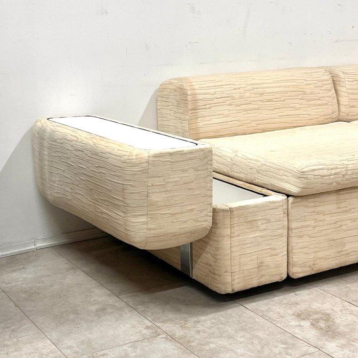 Cinova - Tito Agnoli - Sofa - Mod. 711 - Textiel, Staal, Antiek en Kunst, Antiek | Meubels | Stoelen en Sofa's