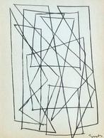 Siep Van Den Berg (1913-1998) - Geometrische compositie, Antiek en Kunst, Kunst | Schilderijen | Modern