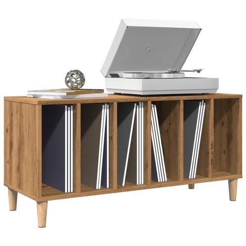 vidaXL Platenkast 100x38x48 cm bewerkt hout artisanaal, Huis en Inrichting, Kasten | Overige, Nieuw, Verzenden