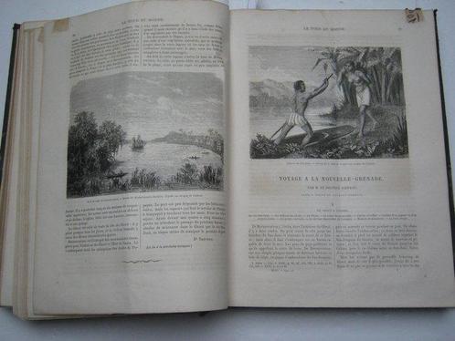 Reizen; Edouard Charton - Le Tour du Monde. Nouveau Journal, Antiek en Kunst, Antiek | Boeken en Manuscripten