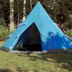 vidaXL Tente de camping tipi 4 personnes bleu