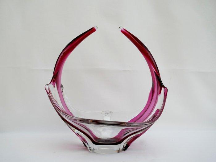 Val Saint Lambert - Schaal - Kristal, Antiek en Kunst, Kunst | Designobjecten