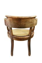 Bureaustoel - Walnoot - Biedenmeier kuipstoel