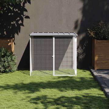 vidaXL Kippenhok met dak 103x98x90 cm gegalvaniseerd staal, Dieren en Toebehoren, Verzenden, Nieuw