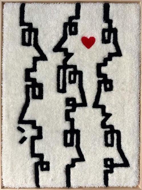 MrKas (1980) - The love is the language (FRAMED INCLUDED), Antiek en Kunst, Kunst | Designobjecten