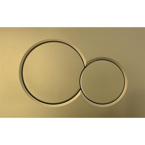 Bedieningsplaat Sigma by Geberit Frontbediening Mat Goud, Doe-het-zelf en Bouw, Sanitair, Overige typen, Nieuw, Ophalen of Verzenden