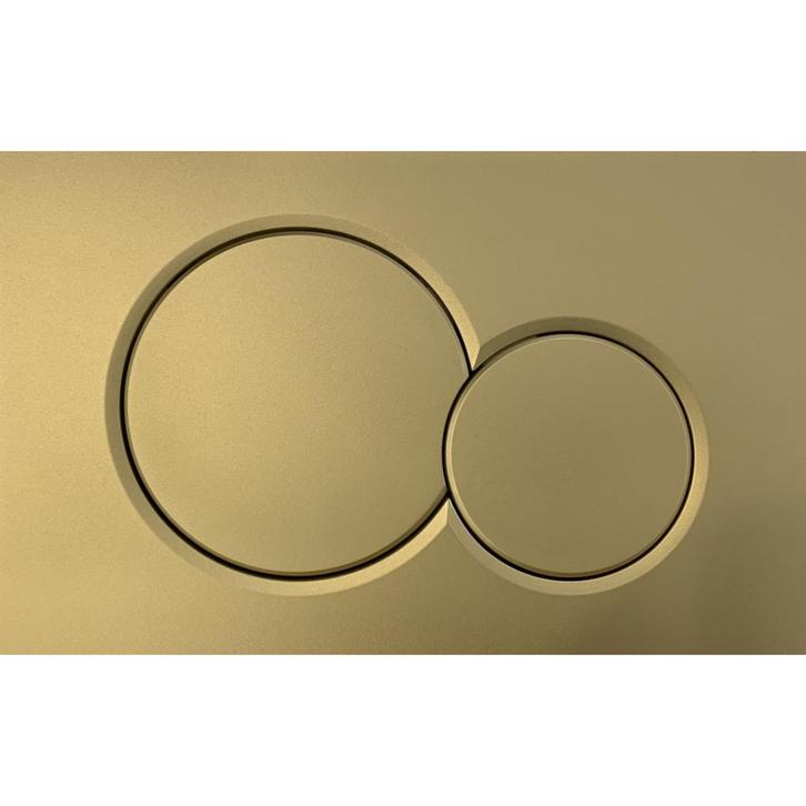 Bedieningsplaat Sigma by Geberit Frontbediening Mat Goud, Doe-het-zelf en Bouw, Sanitair, Overige typen, Nieuw, Ophalen of Verzenden