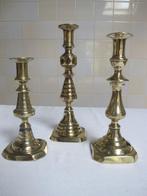 Kandelaar Antieke koperen Victoriaanse kandelaars met, Antiek en Kunst