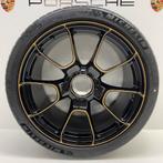 Porsche 991/2 Turbo S Exclusive series 20 velgen met banden, Banden en Velgen, Gebruikt, Personenwagen, 20 inch