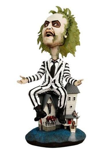 Beetlejuice Head Knocker Bobble-Head 20 cm, Ophalen of Verzenden