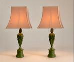 Lampe (2) - Lampes vert olive au style ananas - Bois