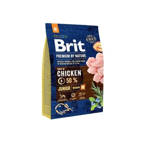 Brit premium by nature junior m 3kg - nourriture sèche pour, Dieren en Toebehoren, Hondenvoerbakken en Drinkbakken