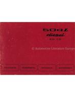 1975 PEUGEOT 504 BIJLAGE INSTRUCTIEBOEKJE, Ophalen of Verzenden