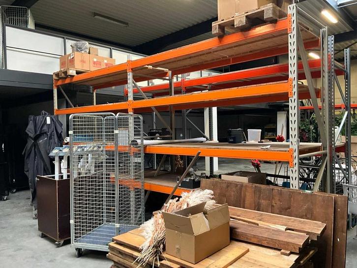 Online veiling - Ca. 5,6m Palletstelling, Zakelijke goederen, Kantoor en Winkelinrichting | Magazijn, Stelling en Opslag, Ophalen