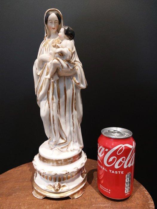 Onze Lieve Vrouw met Kind (33 cm - 150 jaar!) - Oud Brussel, Antiek en Kunst, Kunst | Niet-Westerse kunst