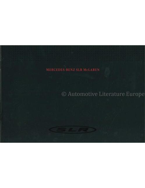 2003 MERCEDES BENZ SLR MCLAREN BROCHURE DUITS, Boeken, Auto's | Folders en Tijdschriften