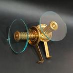 Kapstok (2) - Glas, Verguld messing, Antiek en Kunst
