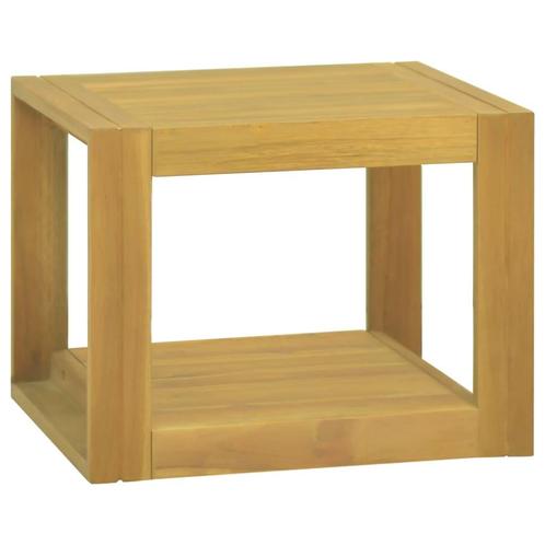 vidaXL Badkamerwandkast 45x45x35 cm massief teakhout, Huis en Inrichting, Kasten | Overige, Nieuw, Verzenden