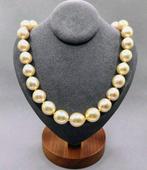 Halsketting - 18 karaat Geel goud Parel, Nieuw