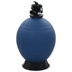 vidaXL Zwembadzandfilter met 6-positie ventiel 660 mm blauw, Jardin & Terrasse, Piscines, Verzenden