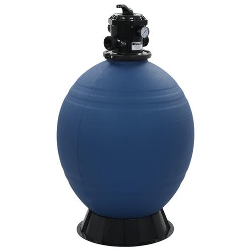 vidaXL Zwembadzandfilter met 6-positie ventiel 660 mm blauw, Jardin & Terrasse, Piscines, Envoi