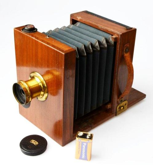 kleine houten camera (9x12), TV, Hi-fi & Vidéo, Appareils photo analogiques