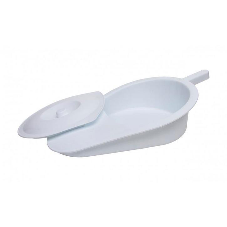 Kunststof bedpan met deksel, Diversen, Verpleegmiddelen, Verzenden