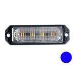 LED flitser 4-voudig ultra flat Blauw, Auto-onderdelen, Ophalen of Verzenden, Nieuw