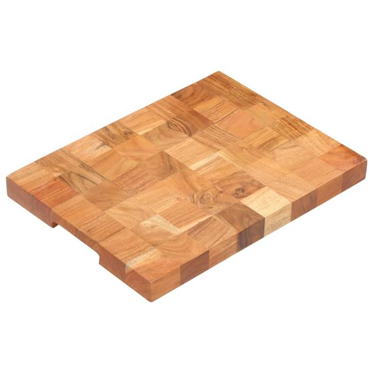 vidaXL Hakblok 40x30x3,8 cm massief acaciahout, Huis en Inrichting, Keuken | Keukenbenodigdheden, Nieuw, Verzenden