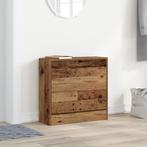 vidaXL Schoenkast Oud Hout 60x21x57 cm Gelaagd Hout, Huis en Inrichting, Kasten | Schoenenkasten, Verzenden, Nieuw