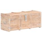 vidaXL Opbergkist 90x40x40 cm massief acaciahout, Verzenden, Nieuw