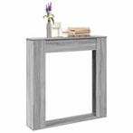 vidaXL Haardombouw 100x20x100 cm bewerkt hout grijs sonoma, Huis en Inrichting, Kachels, Verzenden, Nieuw
