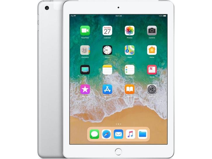 Apple iPad - Wi-Fi + Cellular - 32GB - Zilver (2018), Computers en Software, Apple iPads, Zo goed als nieuw, Verzenden