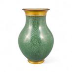 Royal Copenhagen - Vase - Porcelaine - Vase vert craquelé -, Antiek en Kunst