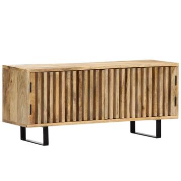 vidaXL Tv-meubel 90x30x40 cm massief mangohout, Huis en Inrichting, Kasten |Televisiemeubels, Verzenden, Nieuw