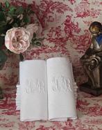 12 serviettes de table en lin monogrammées - Servet (12) -