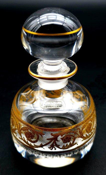 St. Louis - Parfumfles - distel - 24 kt goud - kleine, Antiek en Kunst, Antiek | Glaswerk en Kristal