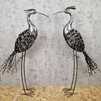Aluminium reigers 90 cm hoog - Figuur - Tuinvogels, 90 cm