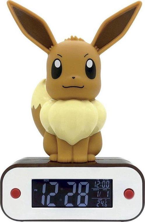 Tweedekans | Teknofun Pokémon Wekker - Eevee, Huis en Inrichting, Lampen | Overige, Ophalen of Verzenden
