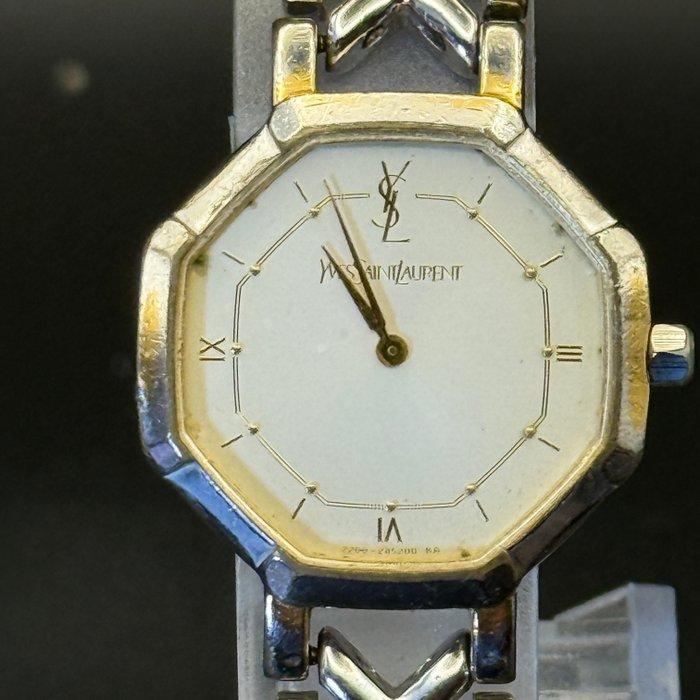 Yves Saint Laurent - YSL Octagon White Dial Y-Link - Zonder, Handtassen en Accessoires, Horloges | Heren
