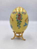 Œuf Fabergé - Porcelaine, Plaqué or