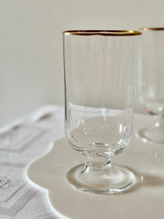 Murano - Carlo Moretti - Verre à vin (6) - Verre de Murano -, Antiek en Kunst, Antiek | Meubels | Tafels