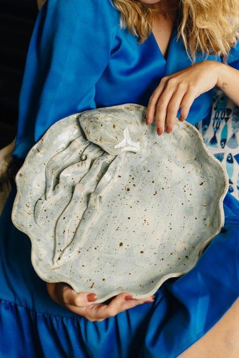 P.Vergeylen - Schaal - Keramiek - Medusa, Antiek en Kunst, Curiosa en Brocante