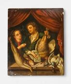 Scuola europea (XVIII-XIX) - Hunting Scene with Game –, Antiek en Kunst